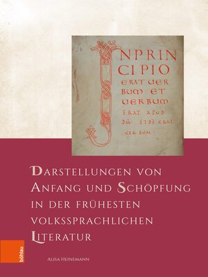 cover image of Darstellungen von Anfang und Schöpfung in der frühesten volkssprachlichen Literatur